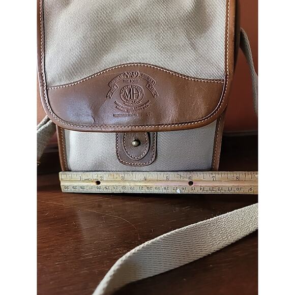 Vintage Ghurka Marley Hodgson No. 59 Cross Body Canvas & Leather 1987 - Picture 5 of 16